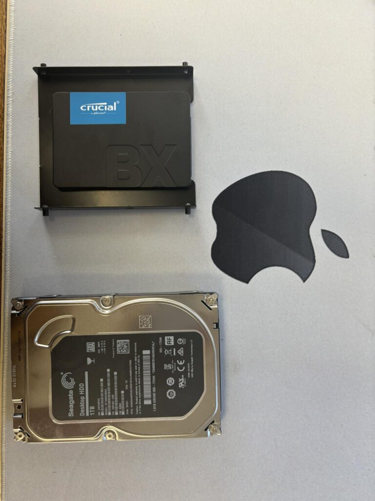 Disque de Mac en cours de récupération de données