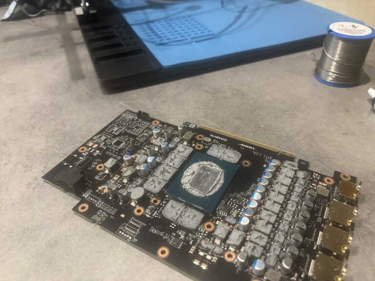 Diagnostic d'un GPU en panne à l'atelier de Labège