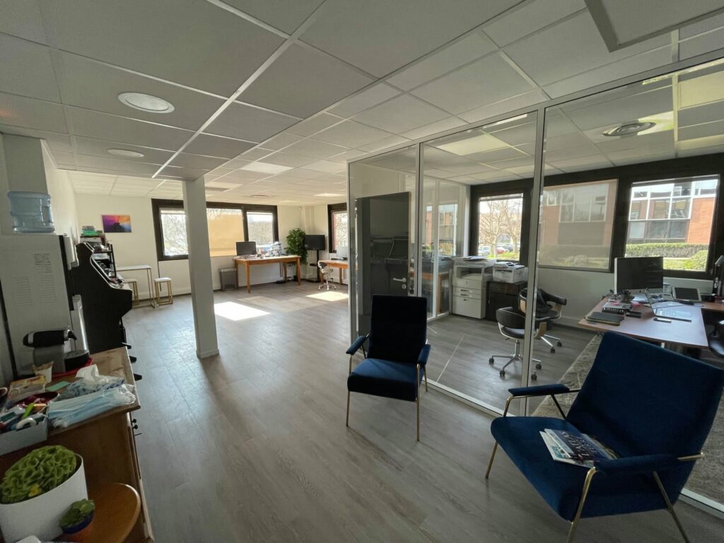 Espace d'accueil de l'atelier Arobase 31 au Technoparc 8 de Labège